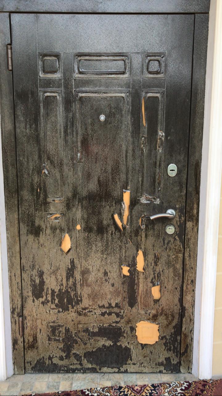 Фото двери до покраски
